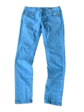 Miss Me Bright Blue Straight Leg Jeans